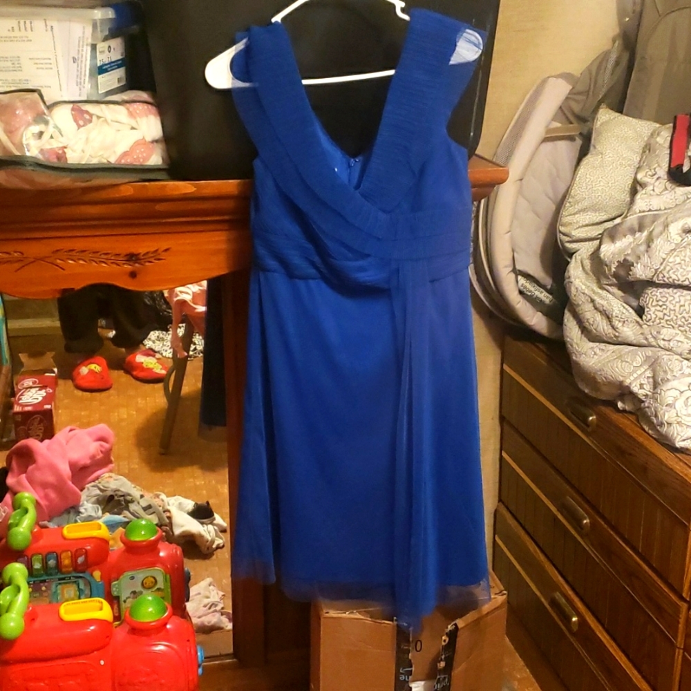 Royal blue dress